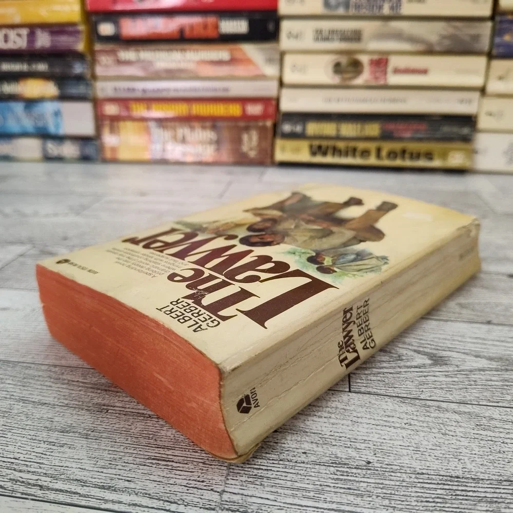The‎ Lawyer Albert Gerber 1974 First Avon Print Vintage Legal Thriller Paperback